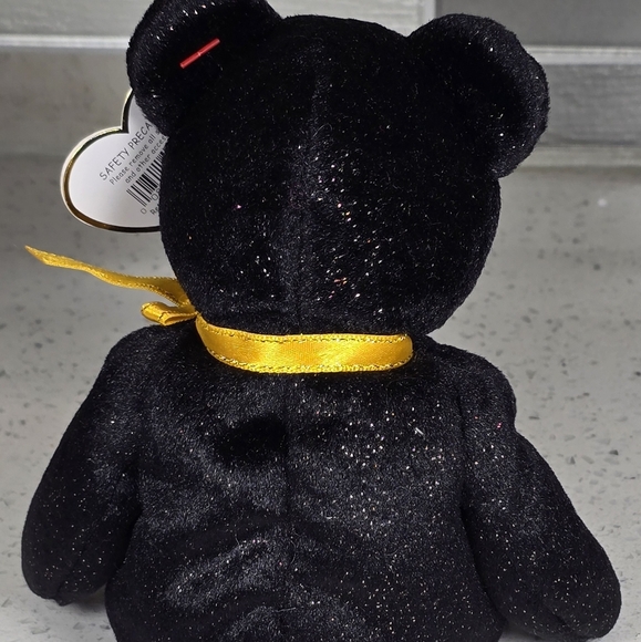 Ty - Haunt - Halloween Black Bear Plush Toy - Picture 2 of 4